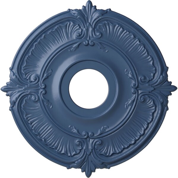 Ekena Millwork Attica Ceiling Medallion (Fits Canopies up to 5"), Hand-Painted Americana, 18"OD x 4"ID x 5/8"P CM18ATAMF - main